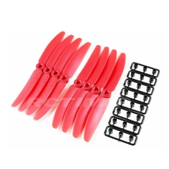 (4pairs) GemFan 5x3 5030 Multirotor Propeller CW CCW (Red)
