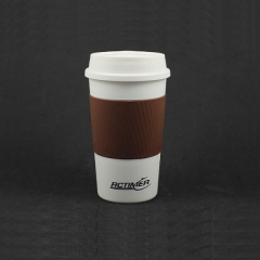 Rctimer Brown Thermo plastic Travel Mug 360ml