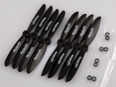 (4pairs) Rctimer 6x4.5" Carbon Fiber Propeller CW CCW