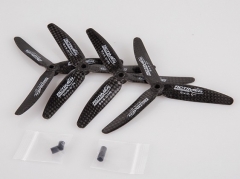 Rctimer Carbon Fiber 5x3" 3-Blade CW CCW Propeller (2pair/bag)