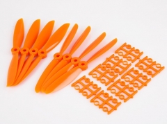 (4pairs) Rctimer 6x4.5" 6045 Multirotor Propeller CW CCW (Orange)