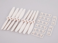 (4pairs) Rctimer 4x4.5" Mini FPV Racing Propeller CW CCW (White)