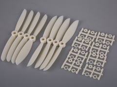 (4pairs) Rctimer 6x4.5" 6045 Multirotor Propeller CW CCW (White)