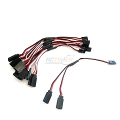 (10pcs) Futaba Y Servo Extension Lead wire 150/300/600/900mm Length
