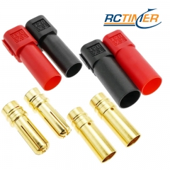 Amass XT150 Connectors w/ 6mm Gold Connectors - Red & Black (10pairs)