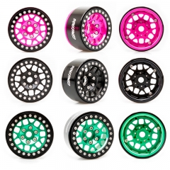 4PCS Aluminum 1.9 Inch Beadlock Wheel Rim for 1/10 RC Crawler Car Axial SCX10 RR10 Wraith TRX4 TRX-6