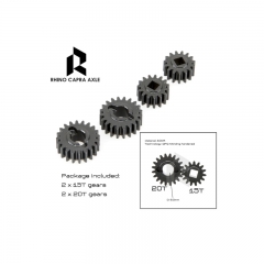 Rhino 4 Sets Hardened 40CR Portal Axle OverDriver Gear 15/20T 8/30T