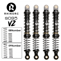 S095 V2 High Quality Full Metal Shock Absorber For 2-4KG 1/10 RC Crawler Car MOA Shafty