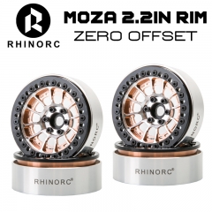 Rhino MOZA 2.2 inch 25mm Narrow ZERO OffSet Rim Bronze Color 4PCS