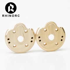 2pcs Brass Counterweight RHINO Capra Axles Upgrade Parts